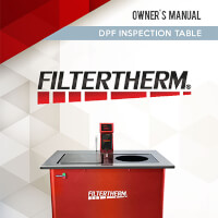 Filtertherm Inspection table owner's manual