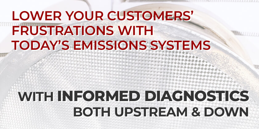 Proper diagnostics for emissions systems