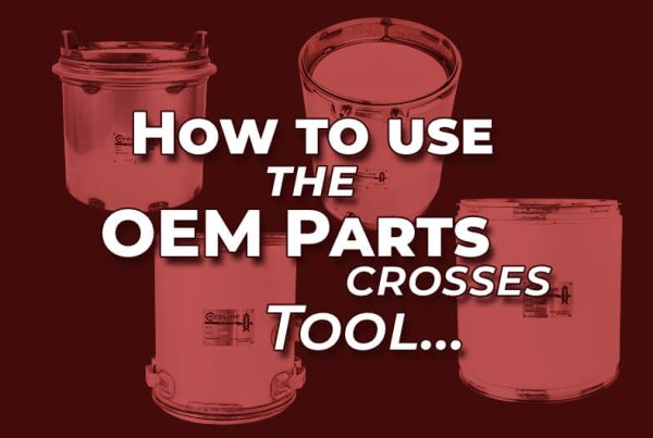 How to use the REP OEM Cross Tool to look up diesel emissions cross reference part numbers