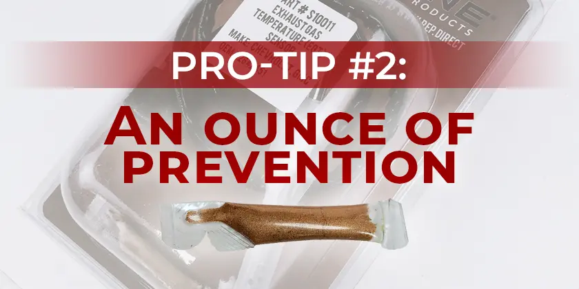 PRO-TIP #2: An ounce of prevention…