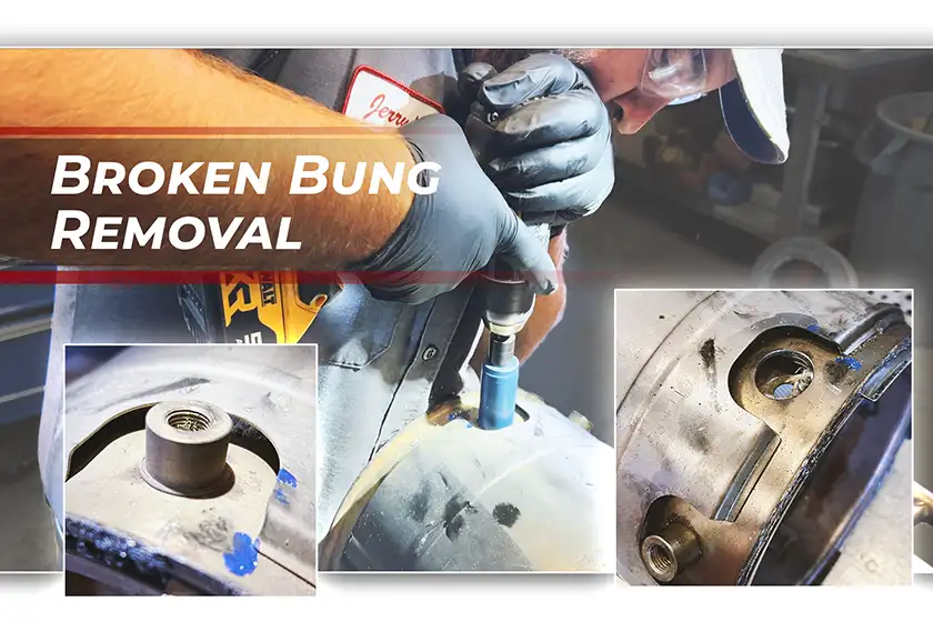 Replacing a DPF Weld Bung - Broken Bung Removal