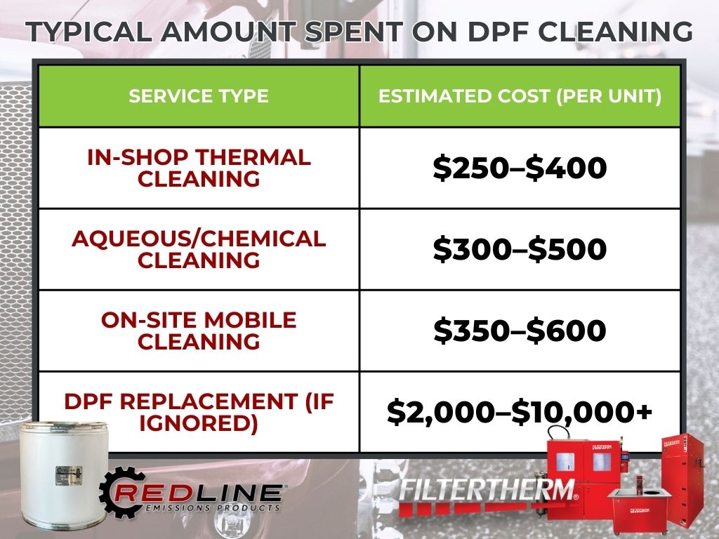 DPF Cleaning – Level Up Your Parts Business - DPF Cleaning Spending Chart